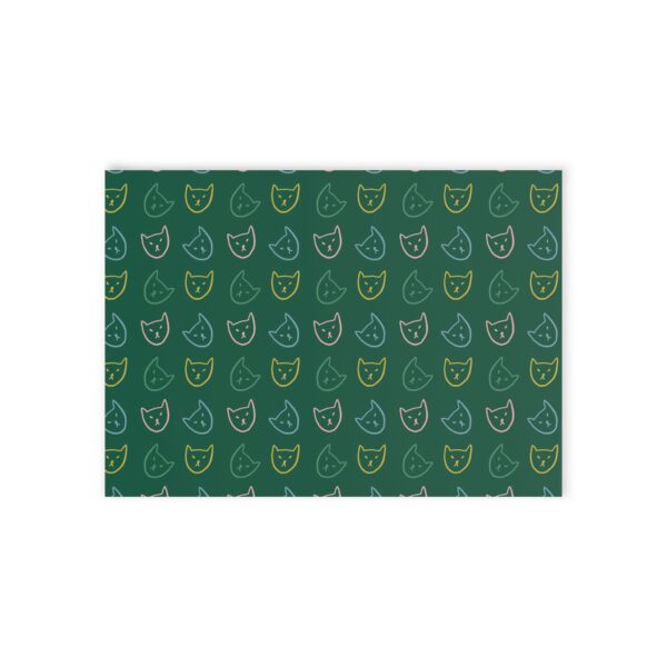 Cheerful Holiday Cards "Claw-liday Greetings" - Two-Sided Print with Festive Design