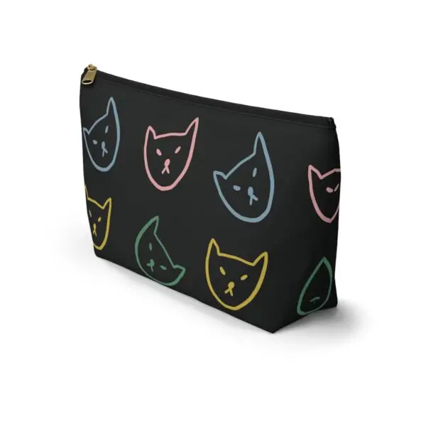 Playful Cat Print Accessory Pouch – Fun & Functional Organizer - Image 8
