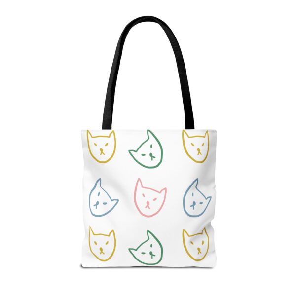 Playful Cat Tote Bag | Cute Cat Lover Reusable Shopping Bag | Fun Gift for Pet Owners - Image 8