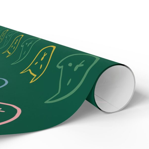 Whimsical Green Cat Wrapping Paper – Purrfect Gift Wrap for Every Occasion! - Image 6