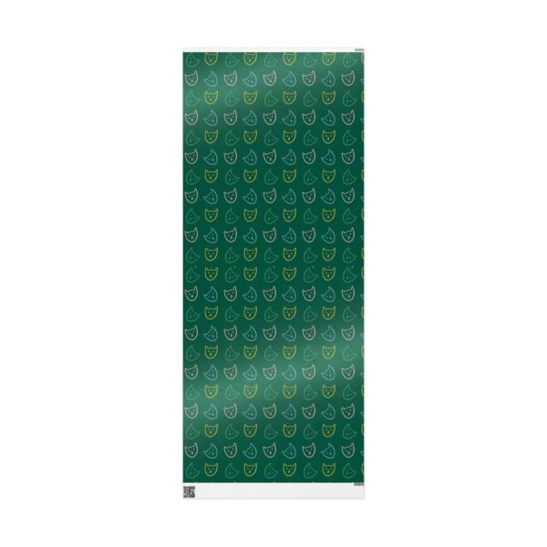 Whimsical Green Cat Wrapping Paper – Purrfect Gift Wrap for Every Occasion! - Image 9