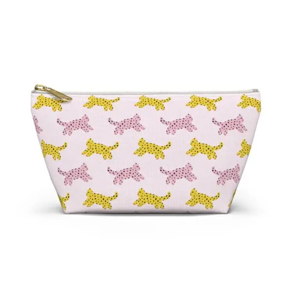 Playful Cat Print Accessory Pouch – Fun & Functional Organizer