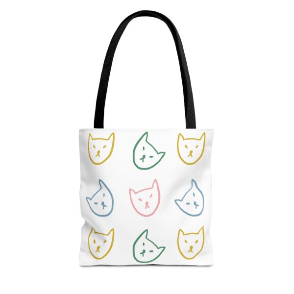 Playful Cat Tote Bag | Cute Cat Lover Reusable Shopping Bag | Fun Gift for Pet Owners