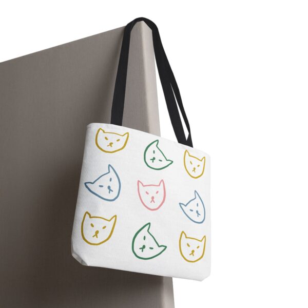 Playful Cat Tote Bag | Cute Cat Lover Reusable Shopping Bag | Fun Gift for Pet Owners - Image 6