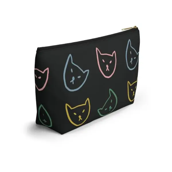 Playful Cat Print Accessory Pouch – Fun & Functional Organizer - Image 9