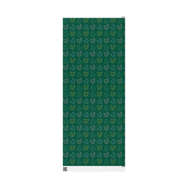 Whimsical Green Cat Wrapping Paper – Purrfect Gift Wrap for Every Occasion! - Image 13